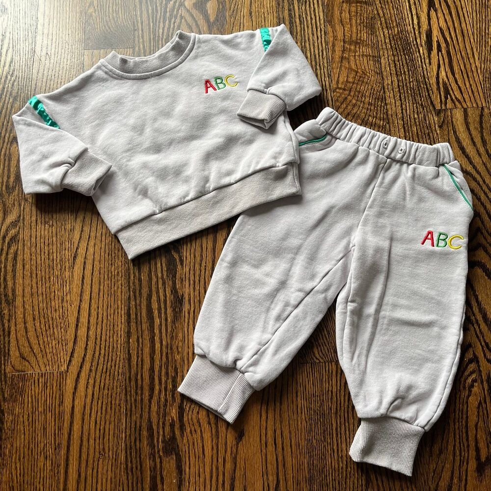 Mini Rodini Style ABC Tracksuit Set (2-3Y)